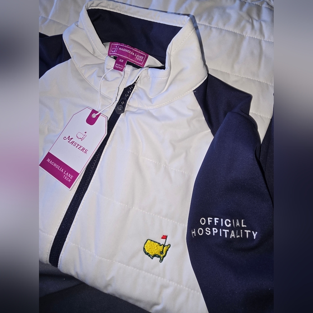 BRAND NEW Masters Magnolia Lane Ladies Masters Jacket 2025 XS White & Navy
